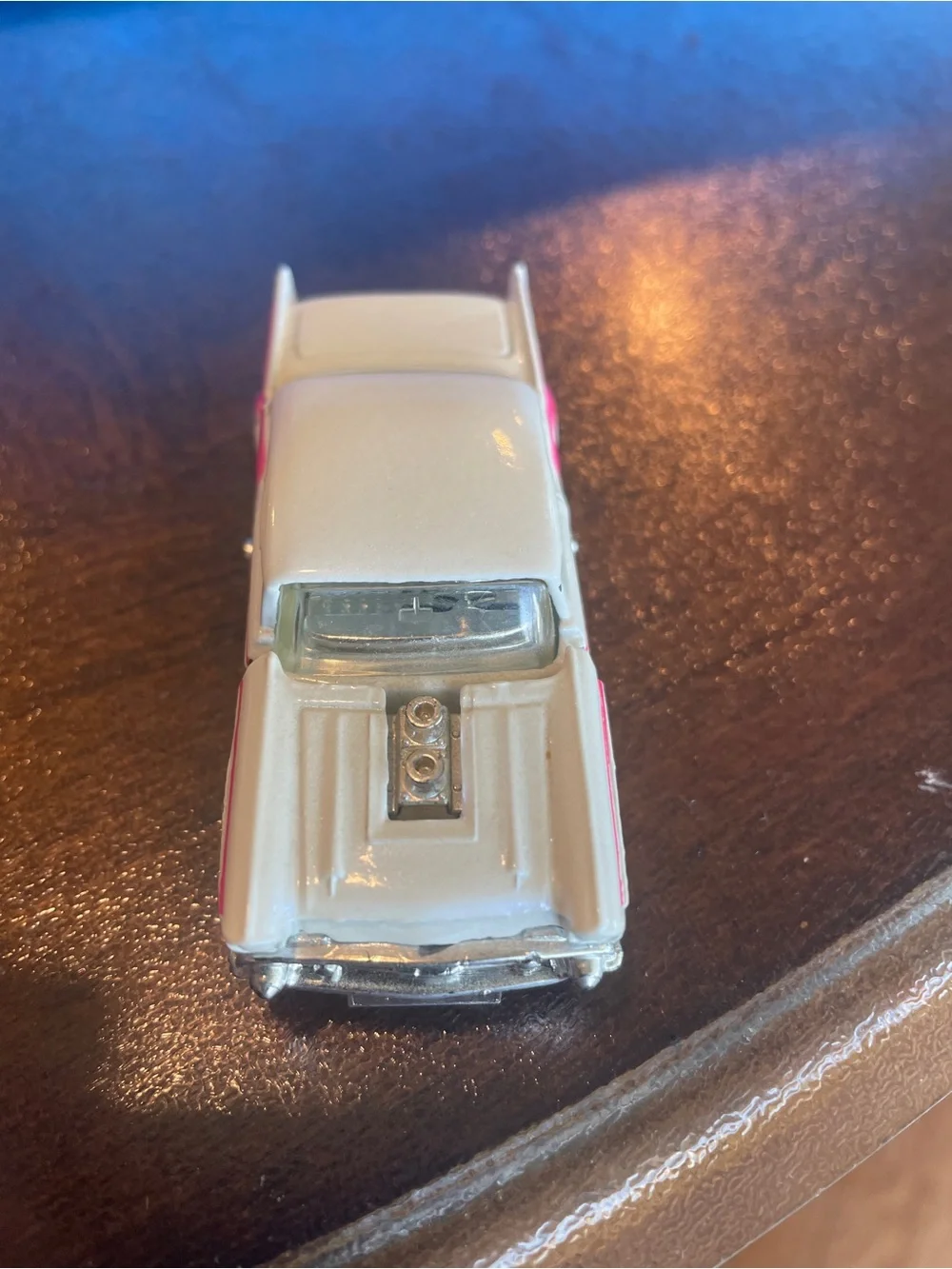 1996 Matchbox Super Fast MB-4 ‘57 Chevy Bel Air Hardtop White w/90s Graphics